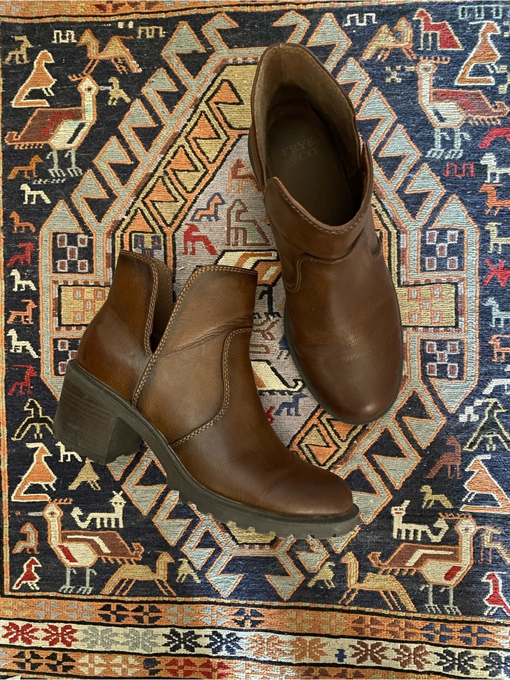 Frye chunky boots size 8.5